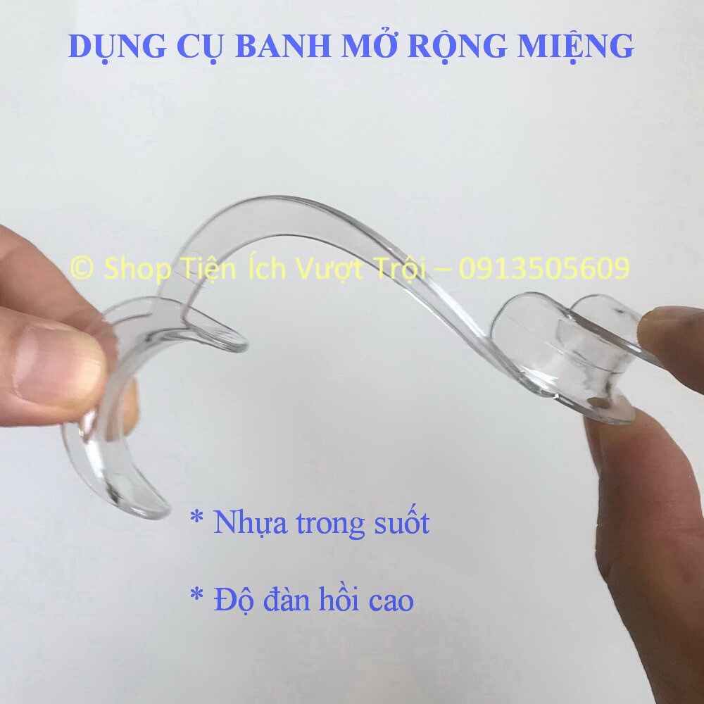 Cái banh, mở rộng miệng, môi hình chữ C, giữ miệng mở để thao tác trong khoang miệng dễ dàng- Tiện Ích Vượt Trội