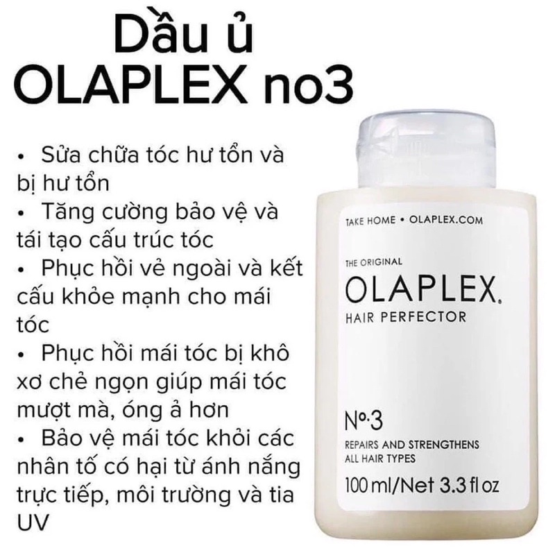 KEM Ủ PHỤC HỒI CẤU TRÚC TÓC OLAPLEX HAIR PERFECTOR NO.3 20ml