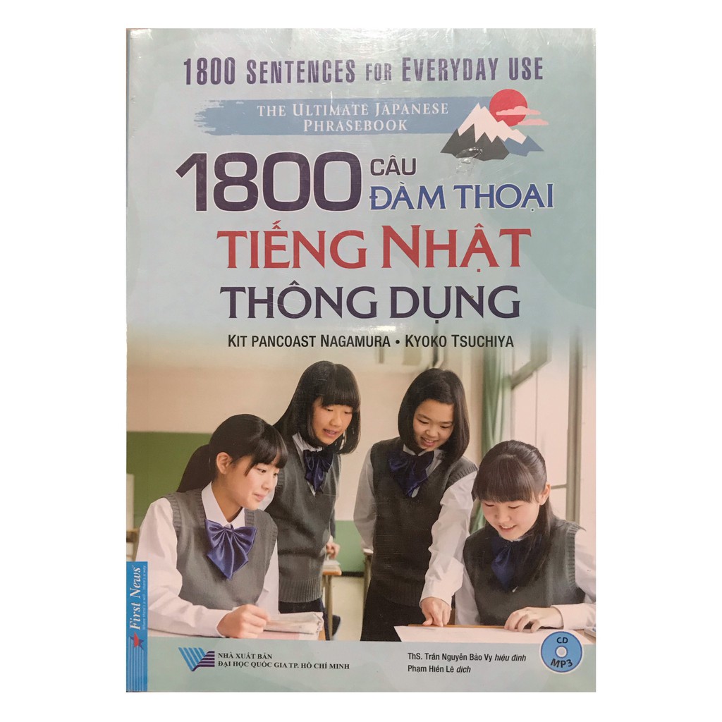 Sách - 1800 Câu đàm thoại Tiếng Nhật thông dụng ( kèm đĩa CD)