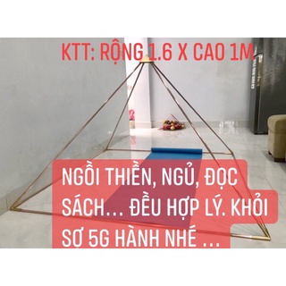 Kim tự tháp 1.6x1.6x1m lắp ghép