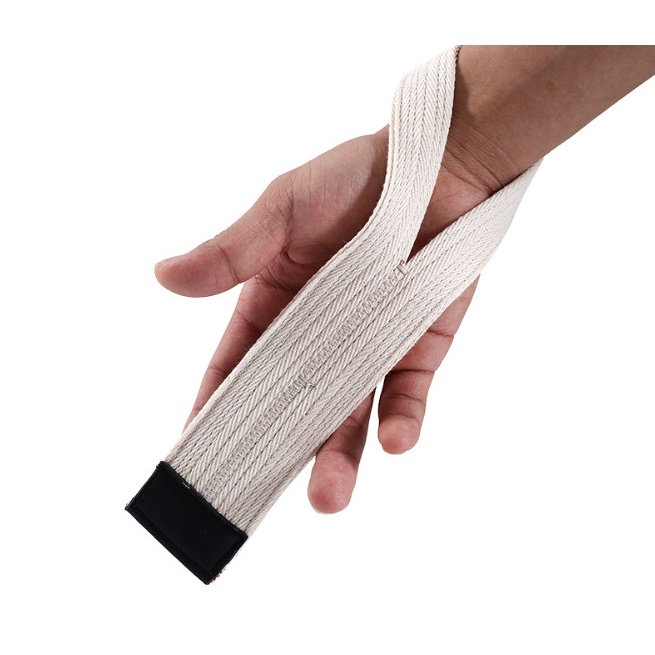 Dây Đai hỗ trợ tập Deadlift, kéo xà đơn, tập lưng xô 100% Cotton siêu bền chắc.