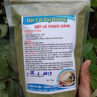 500g bột Thạch Găng xanh