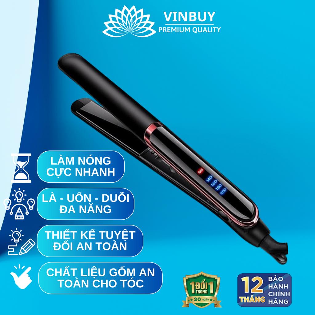 Máy là tóc, uốn tóc, duỗi tóc tạo kiểu tóc đa năng 3 trong 1 cao cấp kiểu Hàn Quốc dùng cho salon tóc & tại nhà - VinBuy