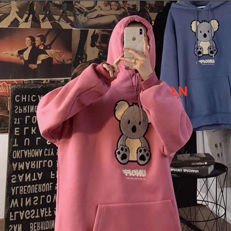 Áo hoodie gấu UNO TH6