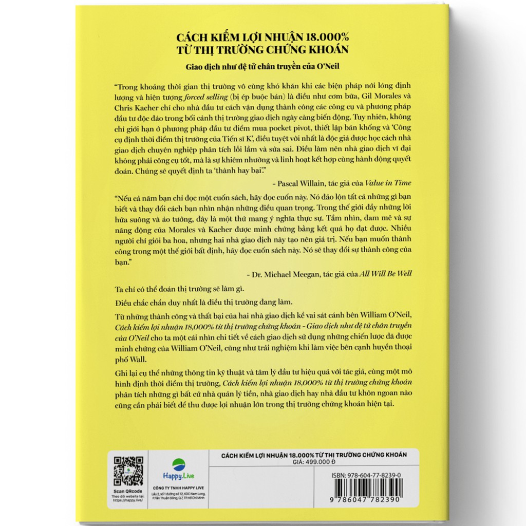 Sách - Cách kiếm lợi nhuận 18.000% từ thị trường chứng khoán - Trade Like An O'Neil Disciple