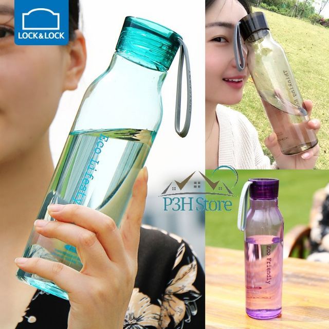 Bình nước cho bé đi học Lock&amp;Lock nhựa tritan Eco Bottle 550ml ABF644 / 750ml ABF664