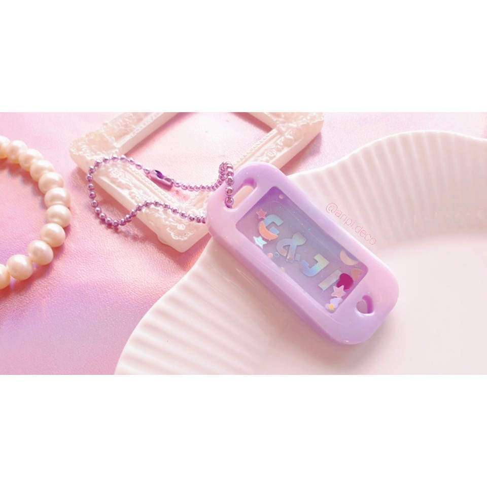 Dây bi mạ bóng làm phụ kiện 10cm N14 /Nguyên liệu làm resin trang trí