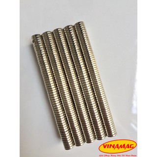 Nam châm viên vĩnh cửu D 8x2mm