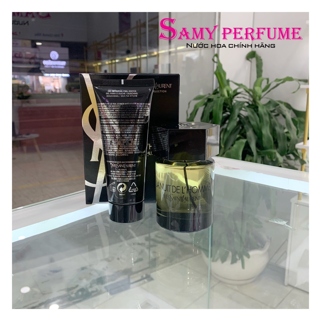 Set nước hoa 2 món Ysl La Nuit De L’Homme EDT | Thế Giới Skin Care