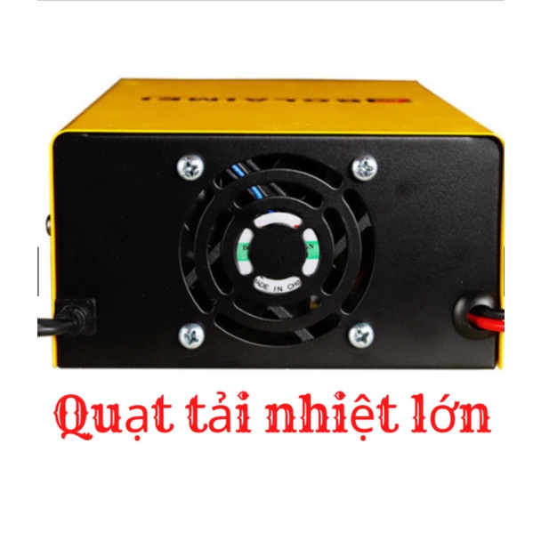 Sạc Ắc quy Điện tử tự động 12V 24V_3Ah-200Ah,Sạc ô tô xe máy tốc độ nhanh thông minh BLM-168 -BẢN QUỐC TẾ