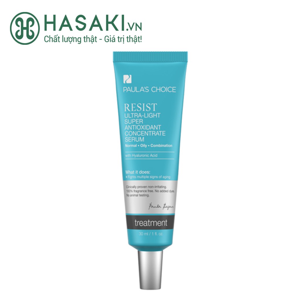 Serum Tái Tạo Da Chống Lão Hóa Resist Ultra-Light Super Antioxidant Concentrate 30ml