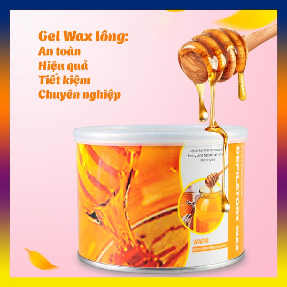 [500g HỘP THIẾC] Sáp wax lông mật ong chuyên nghiệp- Gel wax tẩy lông nách, wax lông vùng kín, lông chân tay