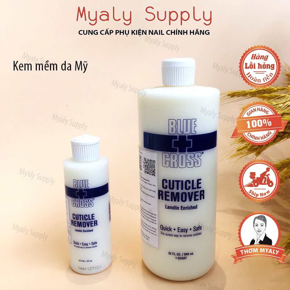 Kem Làm Mềm Da Tay Chân Nail Blue Cross Không Cần Ủ Mềm Da Mỹ