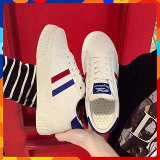 [HÀNG CAO CẤP] Giầy thể thao nữ Sneakers，Giày Shell Toe trắng (A001)