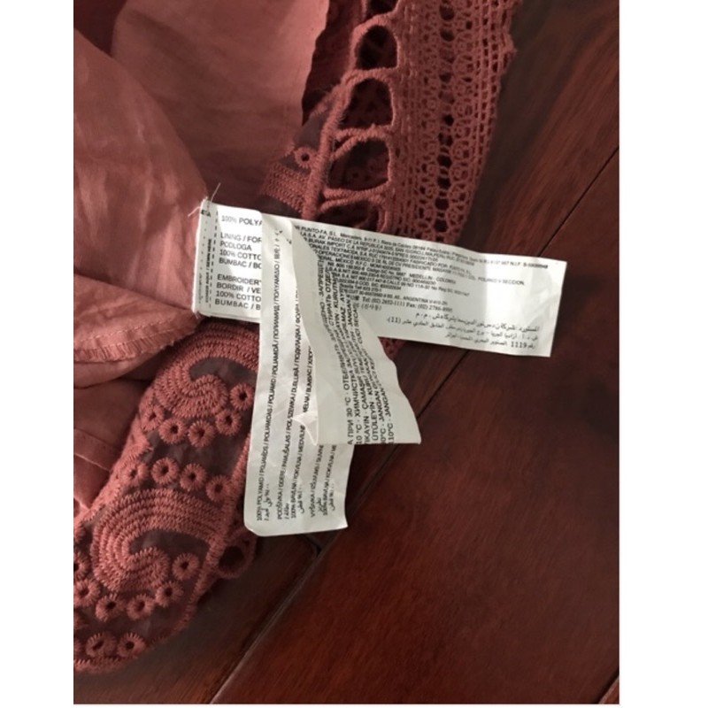 Thanh lý váy mango ren hồng chính hãng