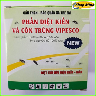 [FREESHIP] 2 Viên Phấn DIệt Kiến VIPESCO Shop Mino Sạch Kiến, Côn Trùng