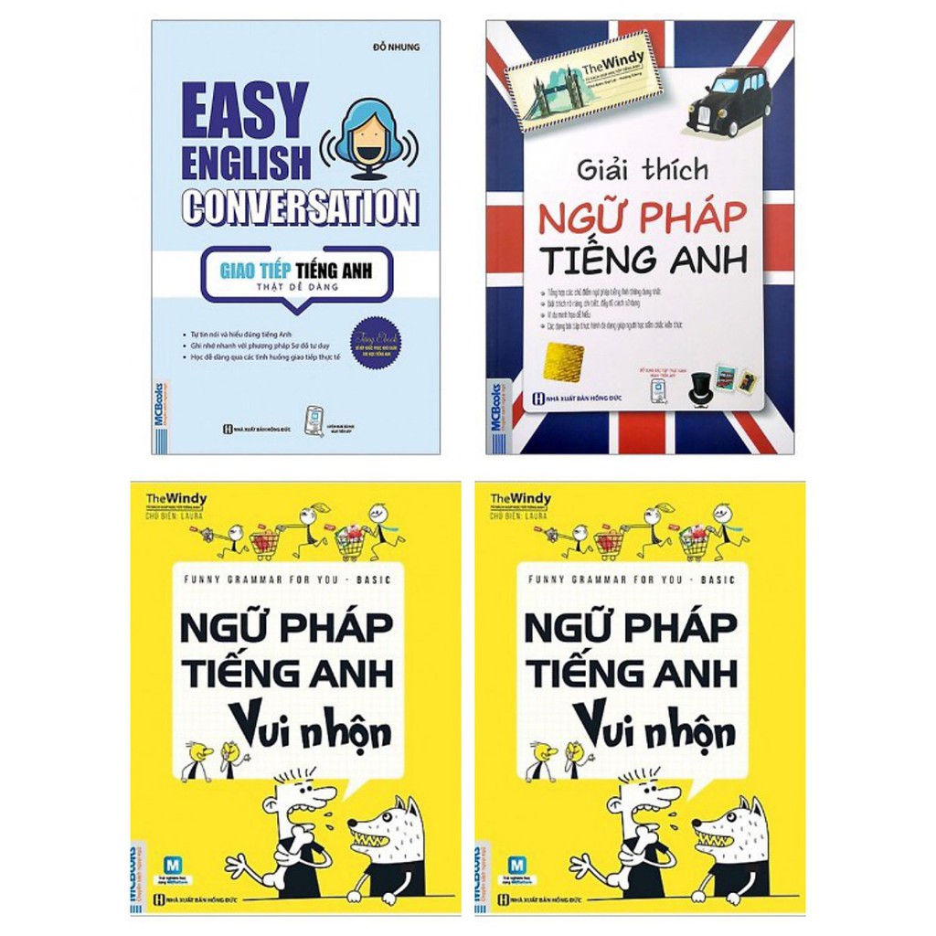 Sách - Combo Giao tiếp tiếng Anh thật dễ dàng +  Ngữ pháp tiếng Anh Vui Nhộn+Giải thích ngữ pháp tiếng anh