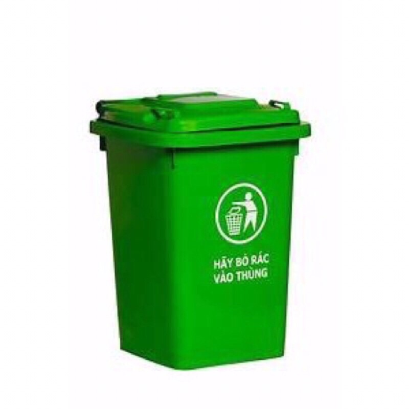 Thùng Rác Công Nghiệp 🍀 SIÊU BỀN 🍀 60L, Thùng Rác Nhựa Công Nghiệp HDPE 60L Việt Nhật