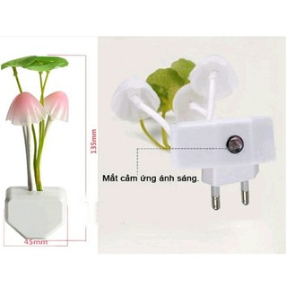 Đèn Ngủ Cây Nấm Cảm Biến Bật Tắt