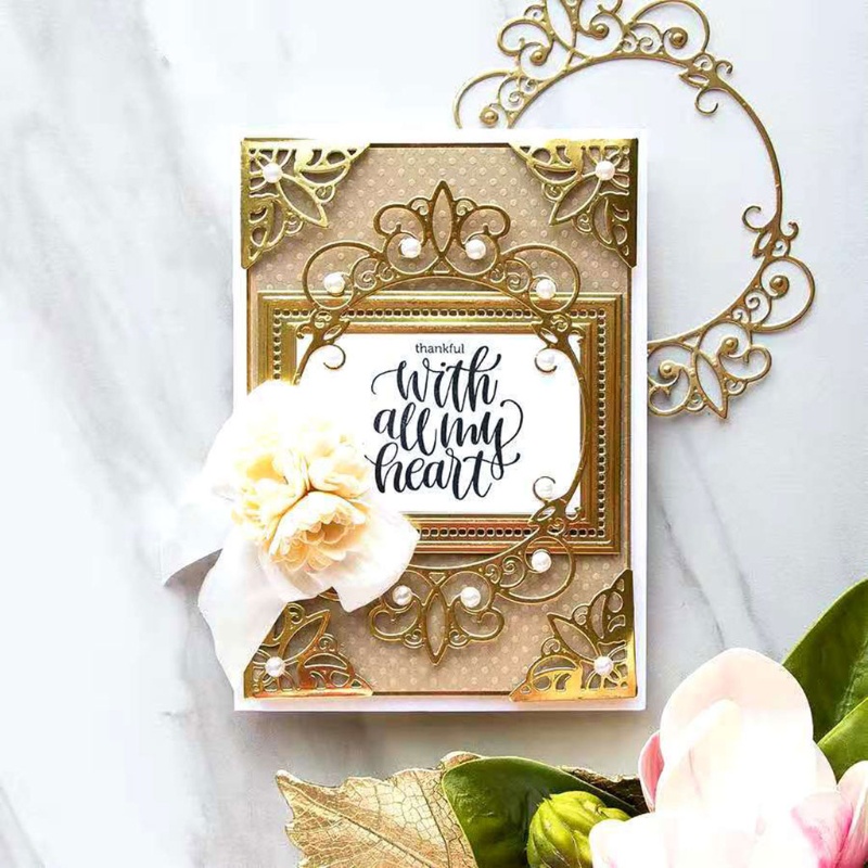 Khuôn Cắt Giấy Kim Loại Hình Hoa Xinh Xắn