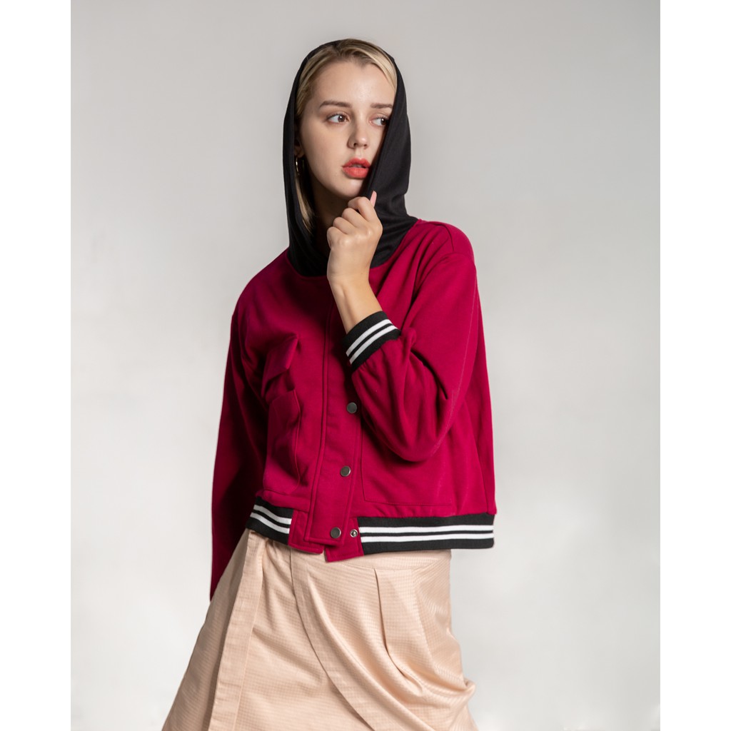 [Mã FAMALLT5 giảm 15% đơn 150k] Áo khoác bomber thun có nón J-P Fashion | BigBuy360 - bigbuy360.vn