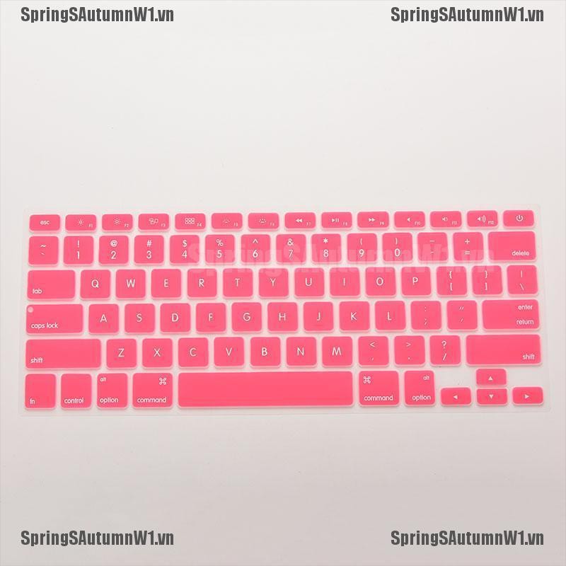 [Spring] Silicone Keyboard Skin Cover Case for Macbook Air Pro 13&quot; 15&quot; 17&quot; Inch [VN]