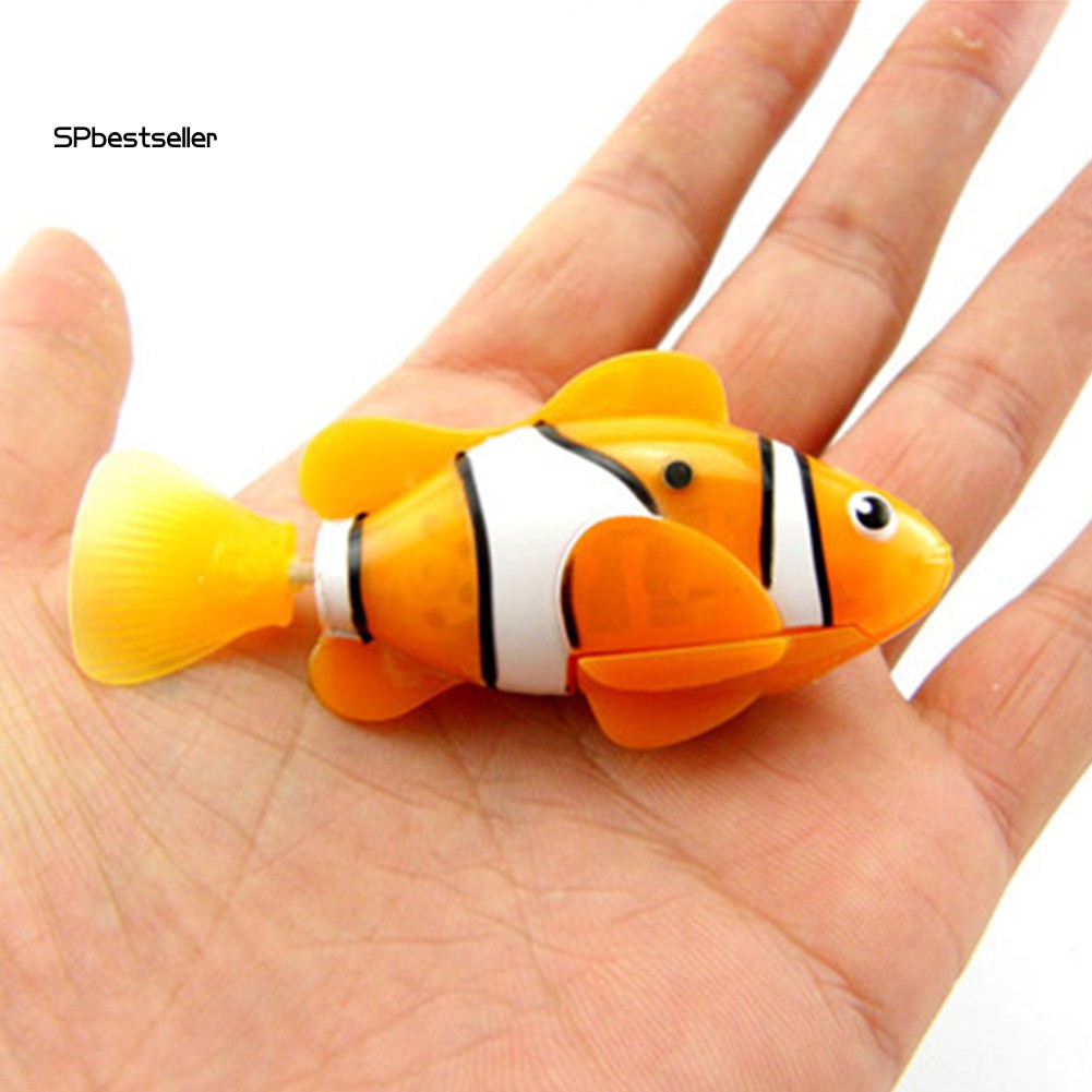 Cá Robot Đồ Chơi Chạy Pin Thiết Kế Vui Nhộn Cho Bé