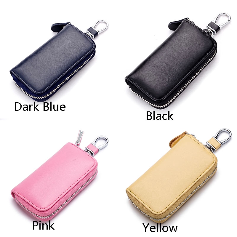 Ví da dáng dài khoá kéo đựng chìa khóa cầm tay tiện dụng | BigBuy360 - bigbuy360.vn