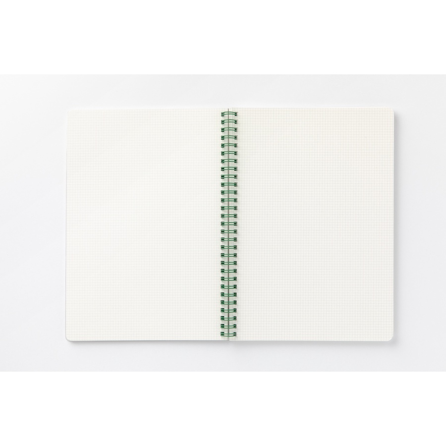 Sổ Ghi Chú ARTBOX Hàn Quốc Bìa PP Trong Suốt Đóng Gáy Lò Xo Giấy Kẻ Ô Vuông Kèm Sticker Dễ Thương