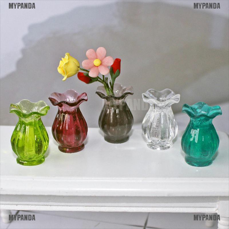 Bình Hoa Mini Xinh Xắn Trang Trí Nhà Búp Bê Tỉ Lệ 1:12