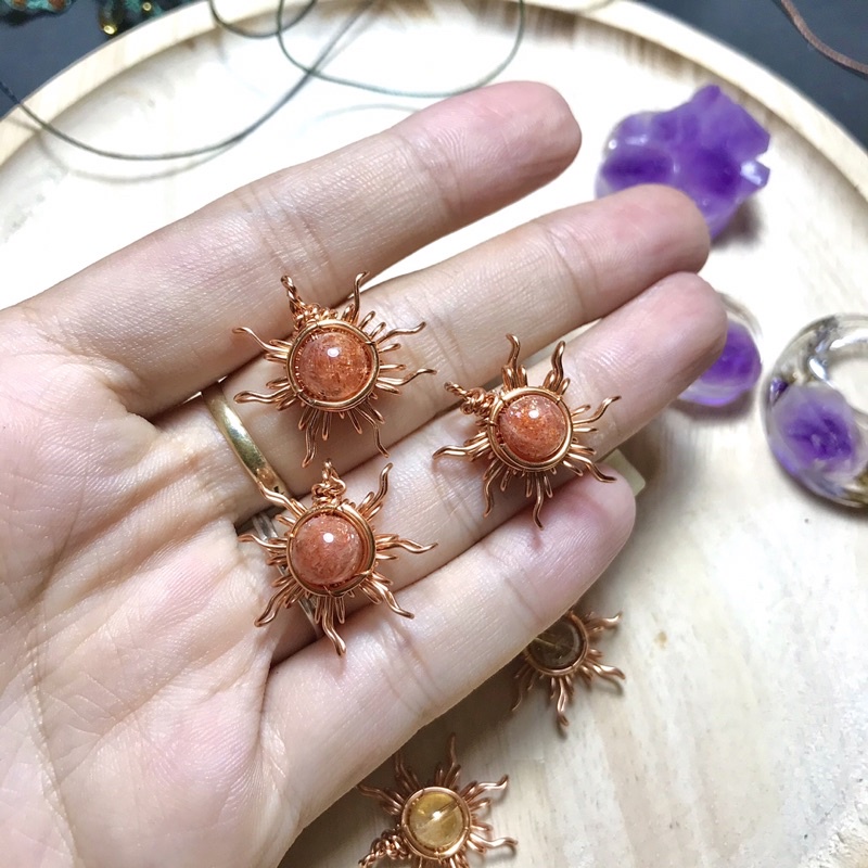 [SUNSTONE]- Sun : chocker đá thiên nhiên,trang sức handmade, thủ công