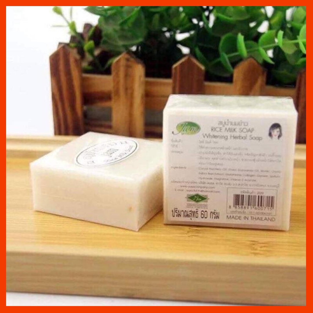 [Giá Buôn] SOAP SỮA TẮM GẠO THÁI LAN THƠM LỪNG TRẮNG SÁNG