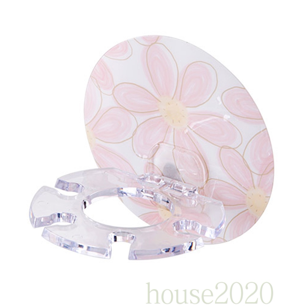 Giá đỡ đựng kem đánh răng/ bàn chải đánh răng/ dao cạo râu gắn tường nhà tắm hình hoa lá màu tùy chọn 2020