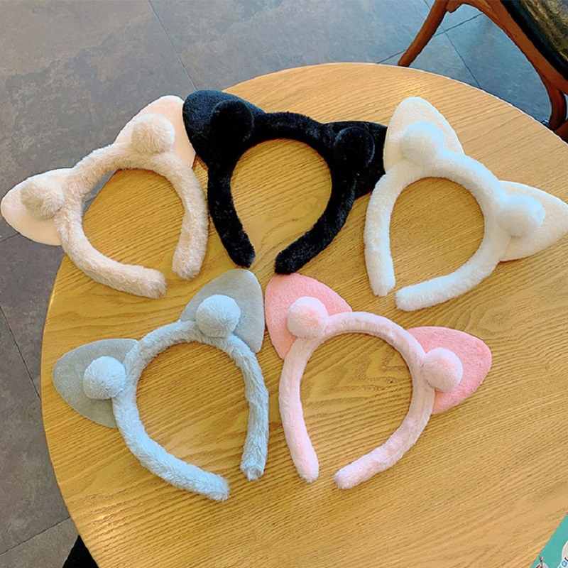 Băng đô nữ đeo đầu giả băng đô tai mèo dễ thương và dễ thương