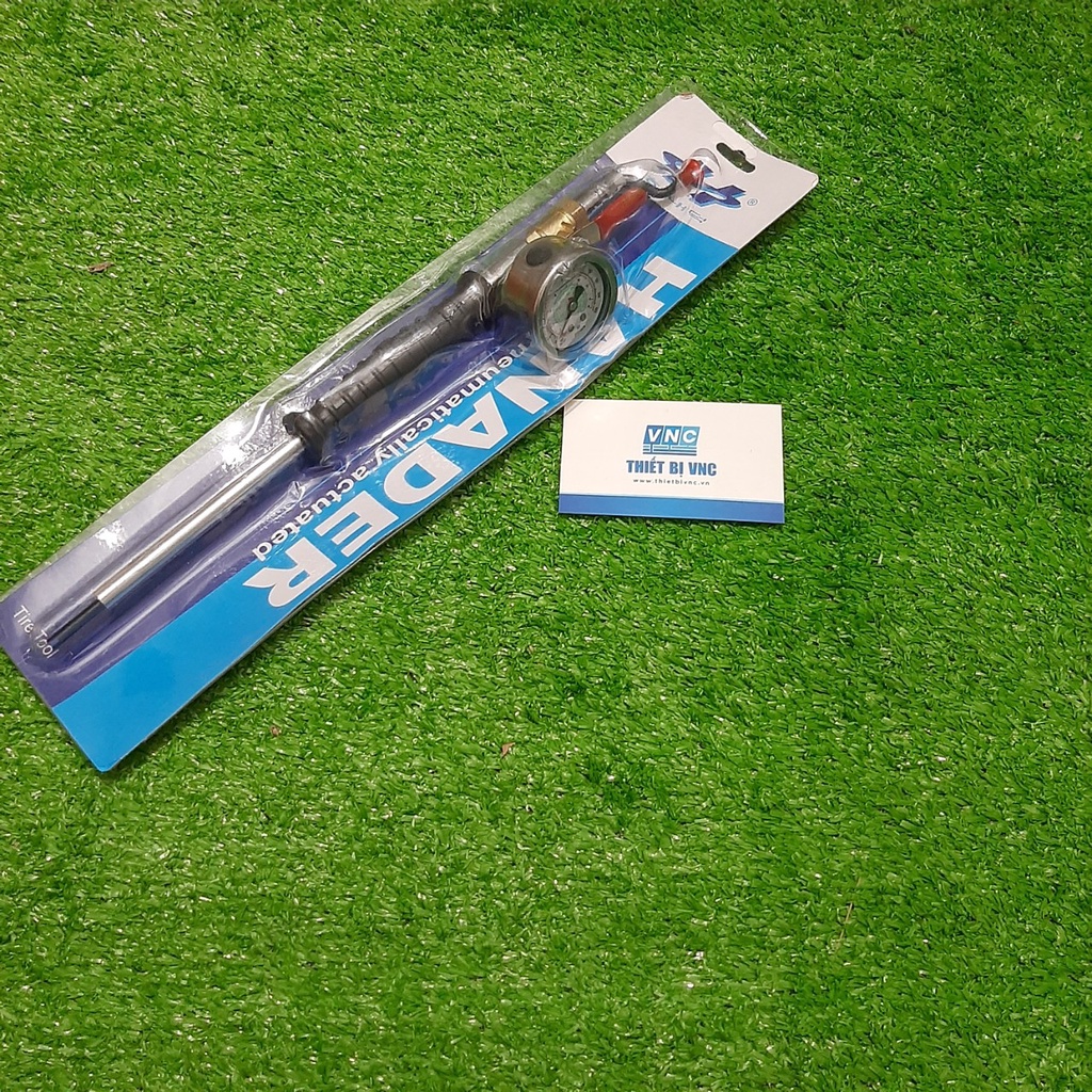 Tay bơm quay lốp xe ô tô đồng hồ có dầu áp max 16kg/cm2, dài 30cm