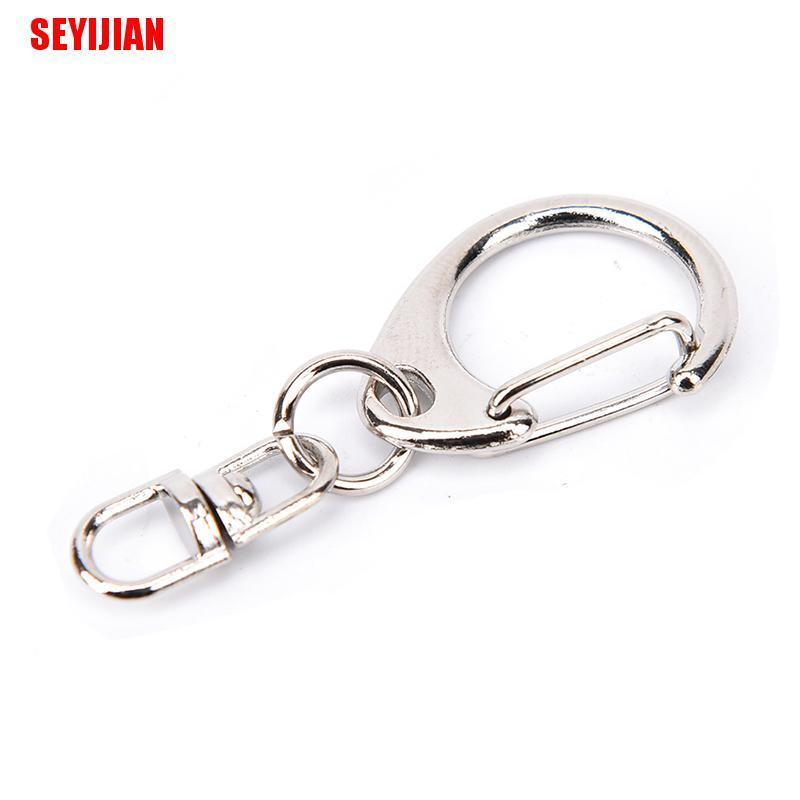 Set 10 Móc Khóa Bạc Bóng DIY