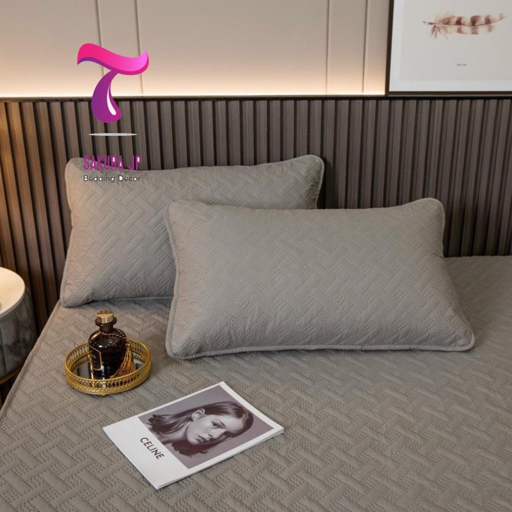 HÀNG MỚI- Ga Gối Chống Thấm Cotton Trần Bông Ép Nhiệt Cao Cấp - Ga Cotton Chống Thấm | BigBuy360 - bigbuy360.vn