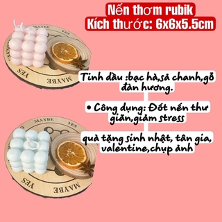 Nến thơm phòng rubik