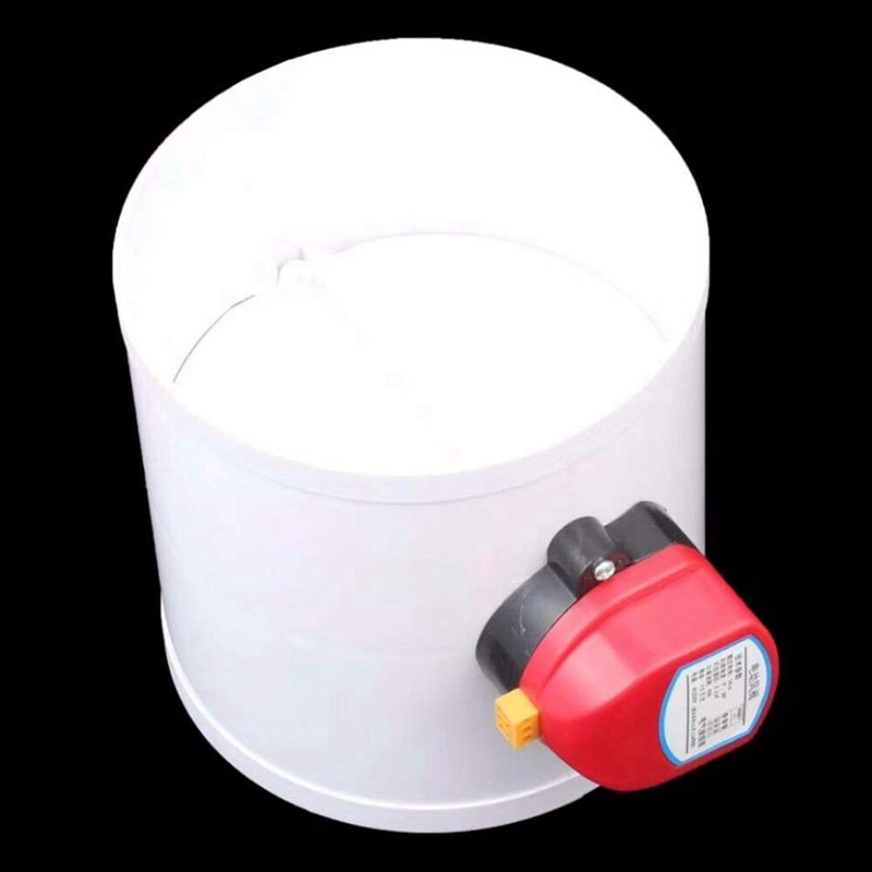 Van giảm chấn không khí HVAC 160mm Van kiểm tra động cơ điện cho van điện từ thông gió 6 Inch với bộ truyền động 220V