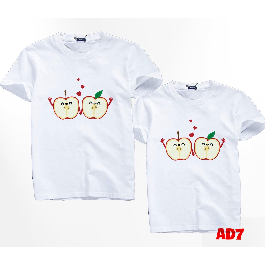 Áo Cặp Tình Nhân Quả Táo Xinh Xắn  - KTQN TSHIRT AND UNIFORM