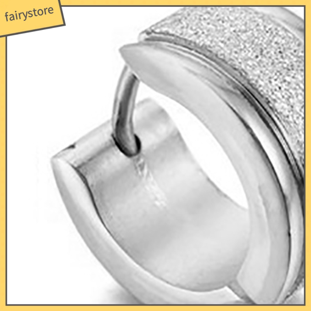 Bộ F1 Đôi Bông Tai Bằng Thép Titan Dành Cho Nam Và Nữ