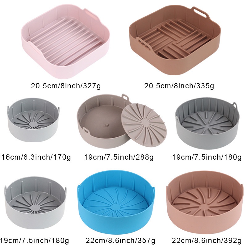 Khay Nướng Bánh Pizza Bằng Silicone Chống Dính 22CM
