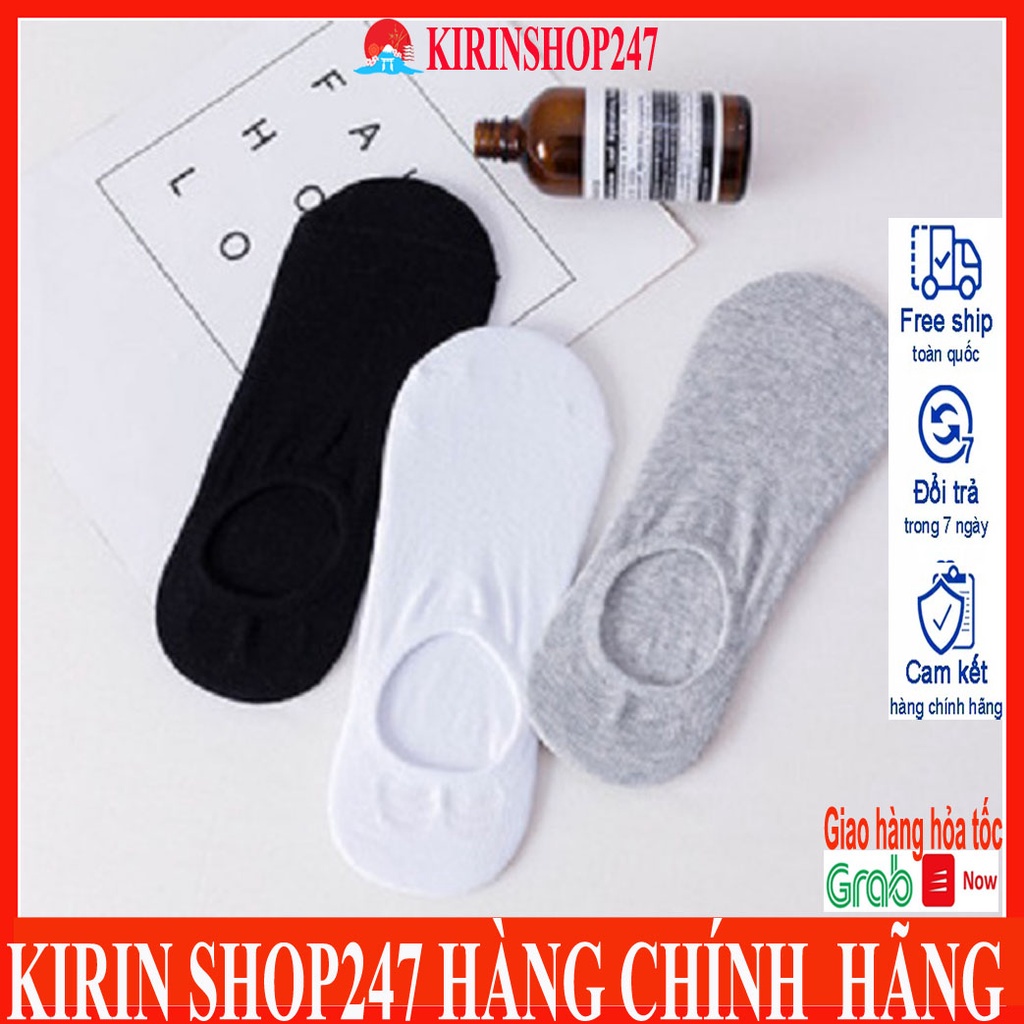 Tất/Vớ cổ ngắn cao cấp cho nam, nữ chất liệu thun cotton