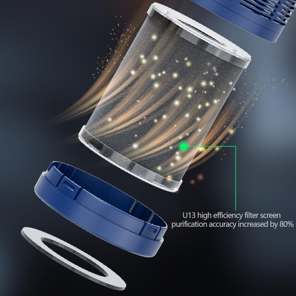 Thiết Bị Lọc Không Khí K6X4 Ion Âm Có Thể Sạc Lại Bằng Cổng USB Dành Cho Ô Tô