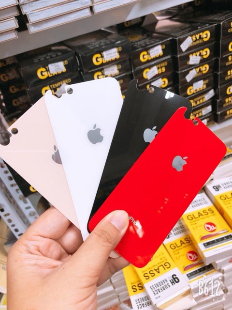 Kính cường lực giả iphone 8 5D mặt sau ip 6 6plus 7 7plus 8 8plus X