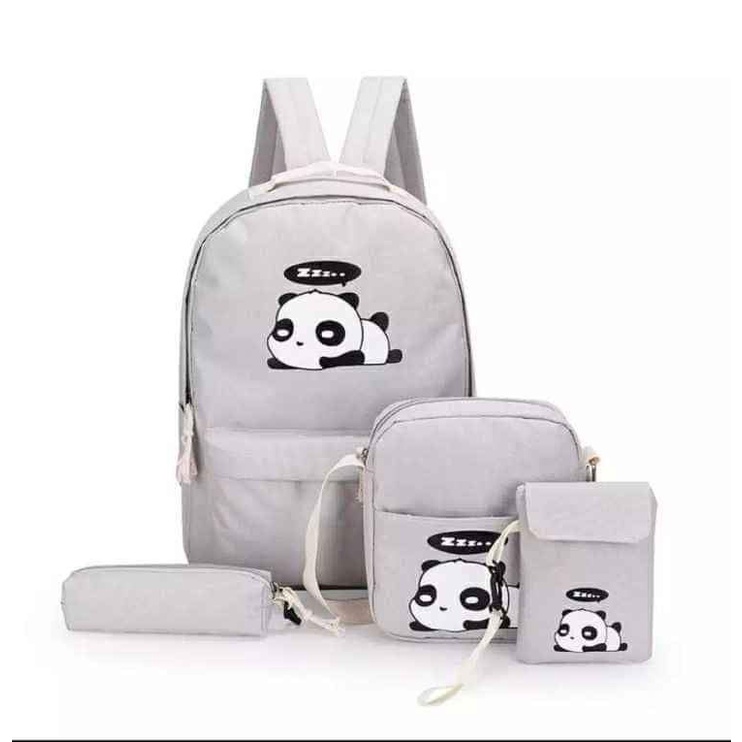 💖 BỘ 4 BALO HÌNH GẤU TRÚC