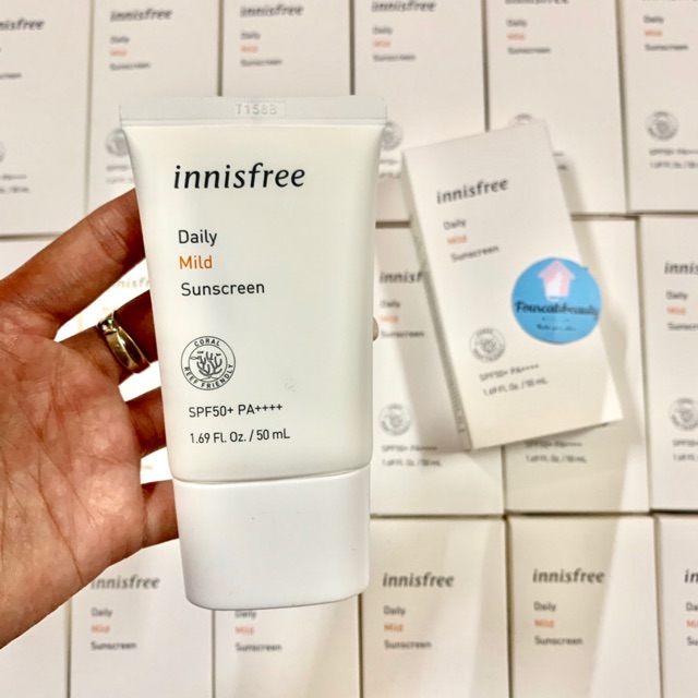 Kem Chống Nắng Dạng Nước Water-base Innisfree Daily Mild Sunscreen SPF50+/PA++++ 50ml