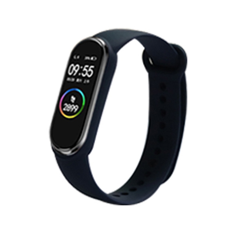 Dây đeo thay thế chất liệu silicon chống mồ hôi cho Mi Band 6 5