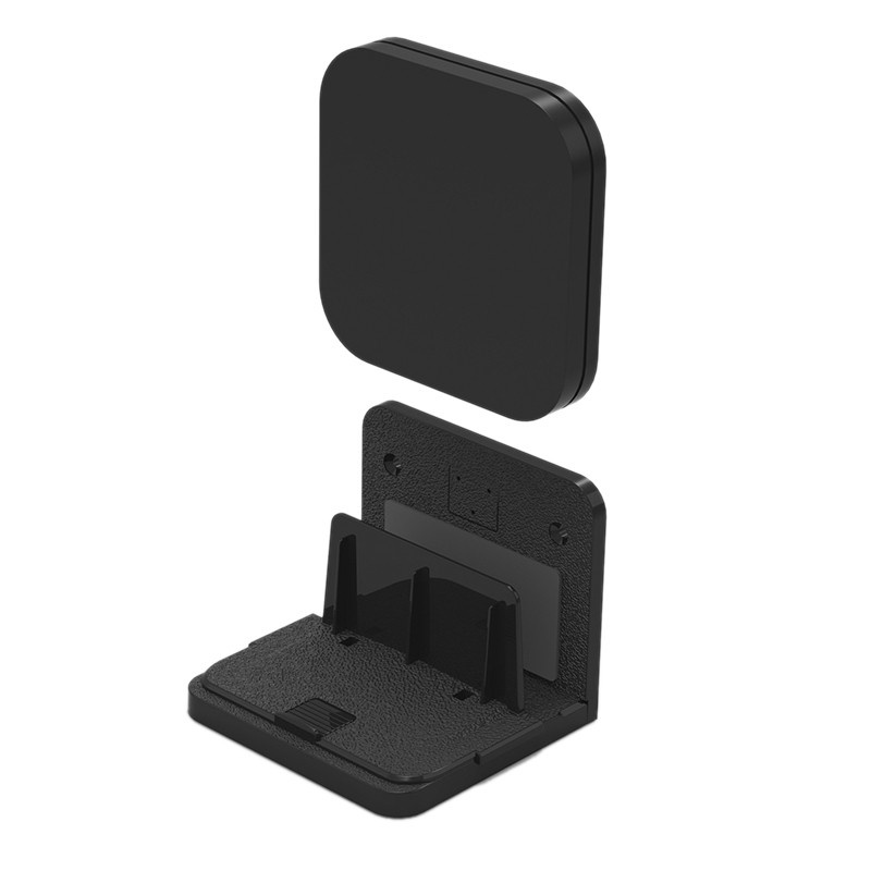 Wall-Mounted Bracket, Set-Top Box Bracket/Router/Optical em/Switch/Wireless Screen Device Universal Wall Mount Black