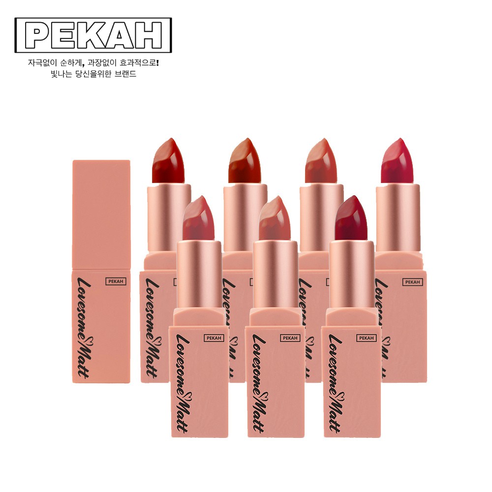 Son thỏi lì siu mịn môi LOVESOME MATT PEKAH LIPSTICK (3.3g)
